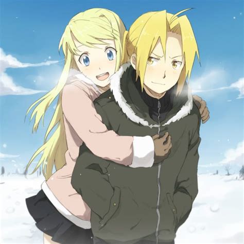 Edward Elric And Winry Rockbell Fan Art Edward And Winry