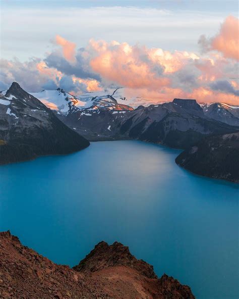 Fiery Sunset Over Garibaldi Lake Bc Beautiful Photos Of Nature