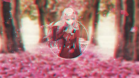 Anime Girls Picture In Picture Darling In The Franxx Zero Two Darling In The Franxx