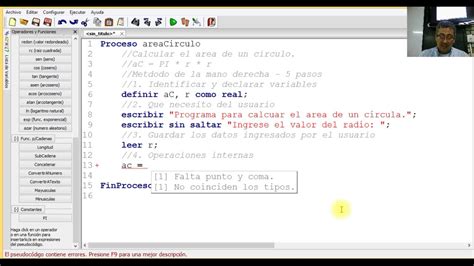 Algoritmo Para Calcular El Area De Un Cuadrado En Pse Vrogue Co