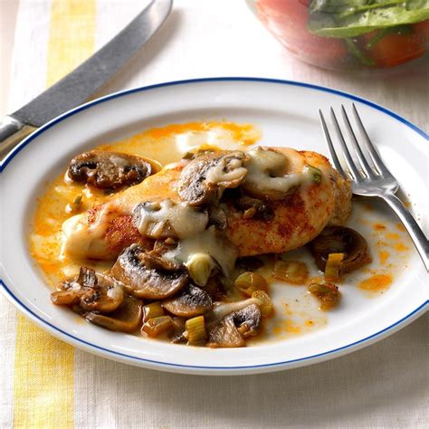 Baked Chicken And Mushrooms Recipe How To Make It