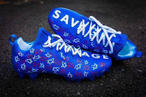 Nike Gucci Savage Ghost Custom Football Cleats Custom Football Cleats