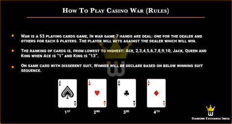 First show a flashcard to s1. Casino War Online Live Betting And How To Play Casino War ...