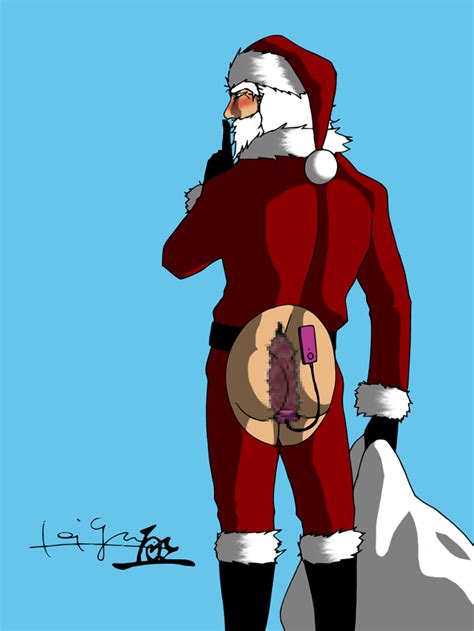 rule 34 ass christmas dildo male only santa claus sex toy solo x ray 631381
