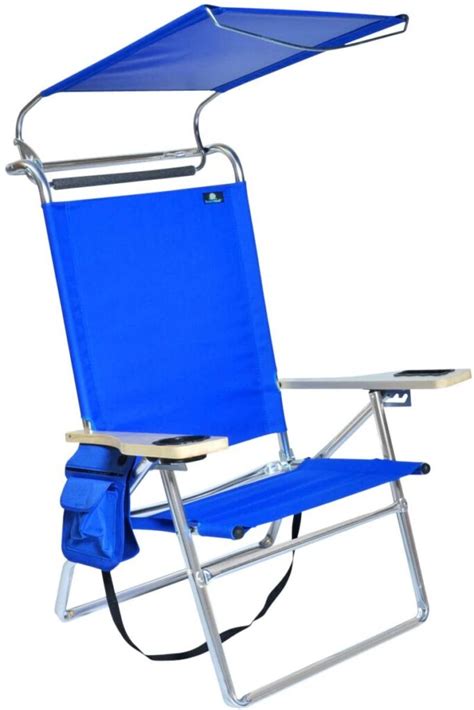 Beach chairs are ubiquitous on the sand in the summer as well as in warm climates, and choosing the in this article, i'll take a look at the different types, discuss some of the things to look for, review. Deluxe 4 position Aluminum Beach Chair w/ Canopy & Storage ...