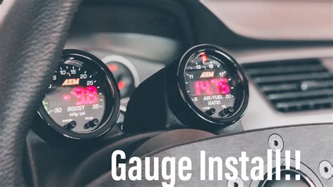 How To Install A Boost Gauge And Afr Gauge Evo 8 Youtube