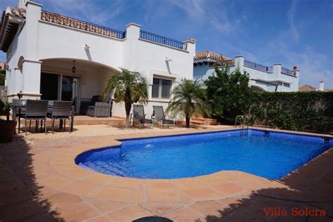 Villa To Rent In Mar Menor Golf Resort Spain With Private Pool 237531