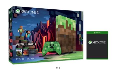 Xbox One S 1tb Console Minecraft Limited Edition Bundle Free Game
