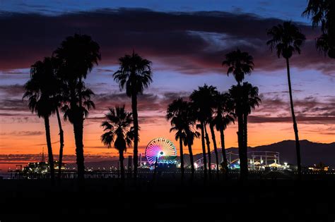 Photographing The Santa Monica Pier At Sunset Jason Daniel Shaw