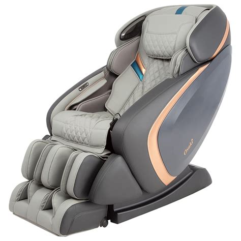 osaki 3d pro admiral massage chair in grey nfm massage chair osaki massage chairs