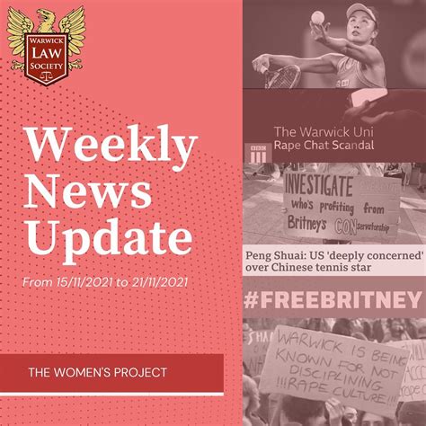 Our Weekly News Update Continues Warwick Womens Project Facebook