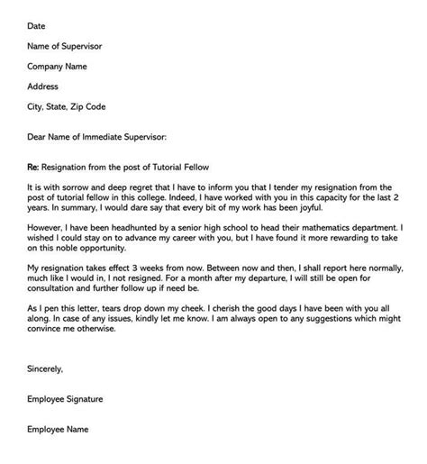 View Resignation Letter Format Personal Reason Pdf Background Format Kid