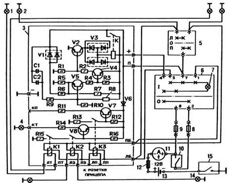 Схема реле поворотов газ 3309 24 вольта Локо Авто.ру