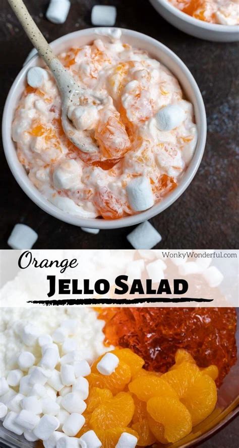 Cottage Cheese Orange Jello Salad Wonkywonderful