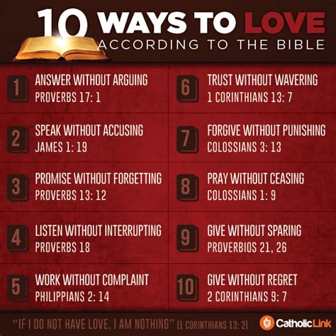 Ways To Love According To The Bible Catholic Link