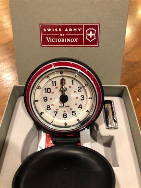 Swiss Army Travel Alarm Clock Battery Unique Alarm Clock