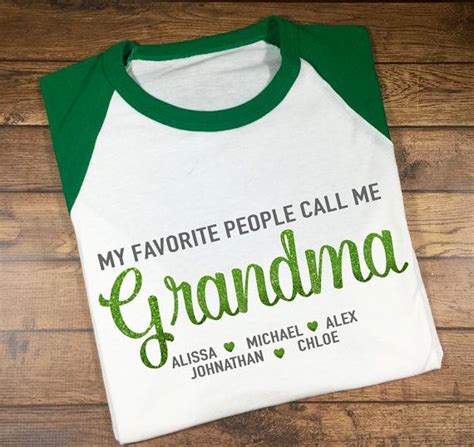 Maybe you would like to learn more about one of these? Mother's Day Gift for Grandma, Personalized Grandma Shirt ...