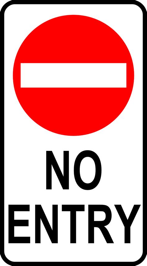 No Entry Forbidden Free Vector Graphic On Pixabay