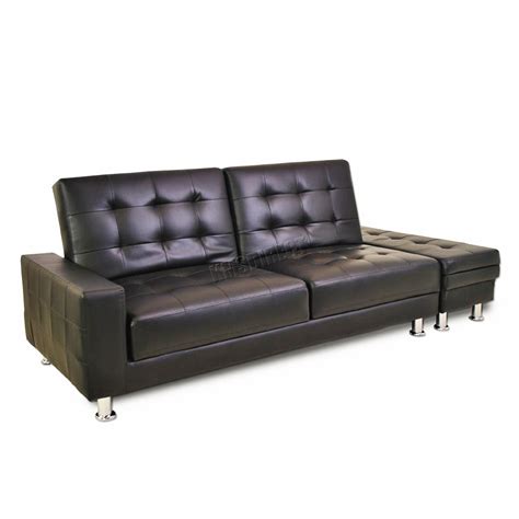 SOFA BED PU WITH STORAGE PSB04 BROWN KMSWM006 