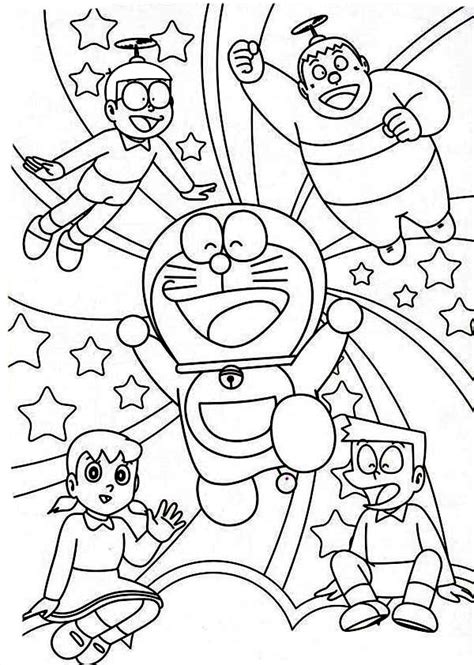 Doraemon Coloring Page For Kids Printable Coloring