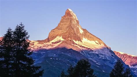 Premium Stock Video Timelapse Of The Matterhorn Mountain During