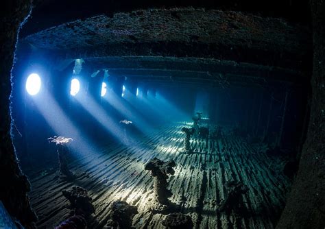 Hd Wallpaper Shipwreck Sea Underwater Interior Nadya Kulagina