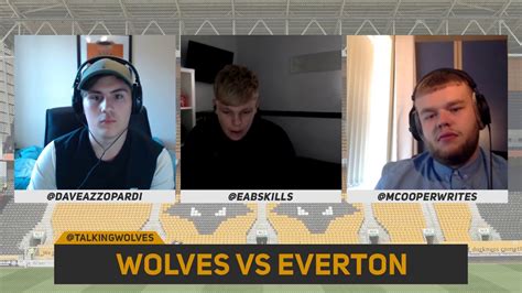 Goals for each clubs are extraordinarily skinny on the bottom but. Wolves vs Everton | Match Preview - YouTube