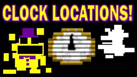 Fnaf World All Clocks Locations Reneworegon