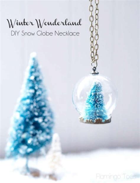 Happy Holidays Diy Snow Globe Necklace Tatertots And Jello
