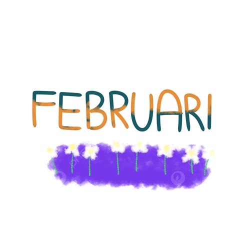 Kalender Clipart Png Images Tulisan Februari Untuk Kalender Dengan