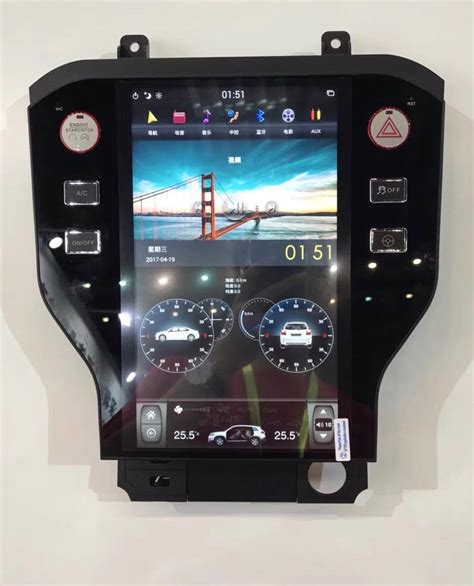 Ford Mustang 2015 2018 118 Vertical Screen Android Radio With 2k R