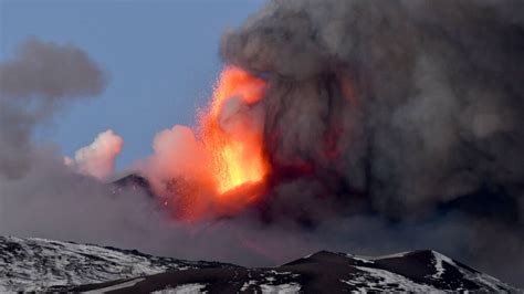 Omwonenden Etna Wacht Na Uitbarsting Aantal Spannende Dagen