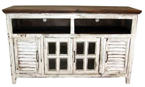 When investing in any rustic tv stands, you should measure dimensions of your room. Best 15+ of Rustic White Tv Stands