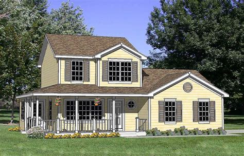 Country House Plan With Wrap Around Porch 12730ma Architectural