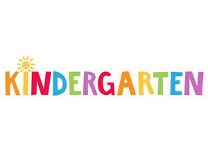 aufkleber kindergarten schrift logo folienhainde