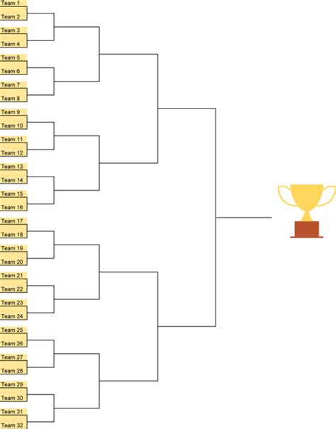 Excel March Madness Bracket Template Honeyeasysite