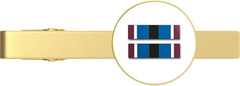 Gold Us Army Humanitarian Service Medal Ribbon Gold Tie