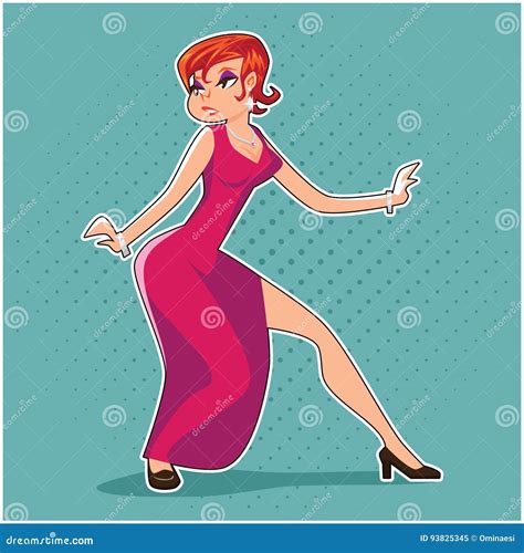 Femme Fatale Letters With Long Woman`s Legs And Cocktail Glass Vector
