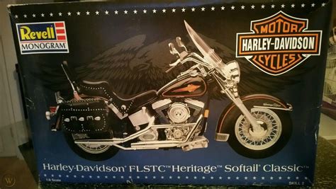 Models And Kits Motorcycle Toy Models And Kits Harley Davidson Flstc