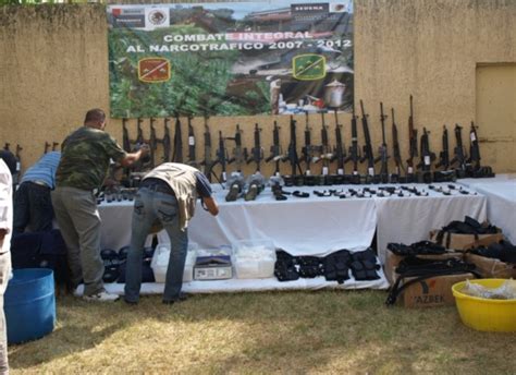 Mexican Troops Seize Cartel Arsenal ~ Borderland Beat