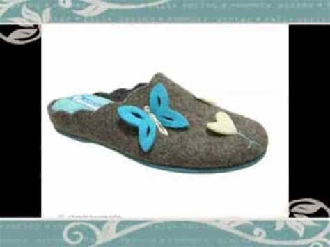 Zapatillas de estar en casa, color marino con suela de color marino, suaves, cómodas y flexibles. Zapatillas de casa abiertas para chica - YouTube