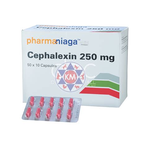 Cephalexin Capsule 250mg 500s Km Vet Pharm Sdn Bhd