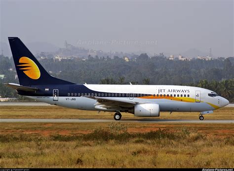 Airline tickets with jet airways (india). VT-JNG - Jet Airways Boeing 737-700 at Bangalore ...