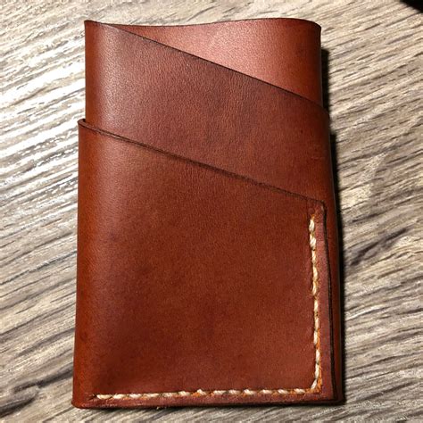 Handmade Leather Wrap Wallet Etsy