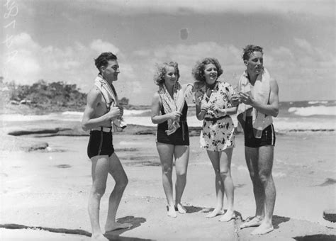 Young People Enjoying A Day At The Beach Ca 1938 A Photo On Flickriver