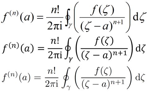 Cauchy Integral Formula Typeset Three Ways Chalkdust