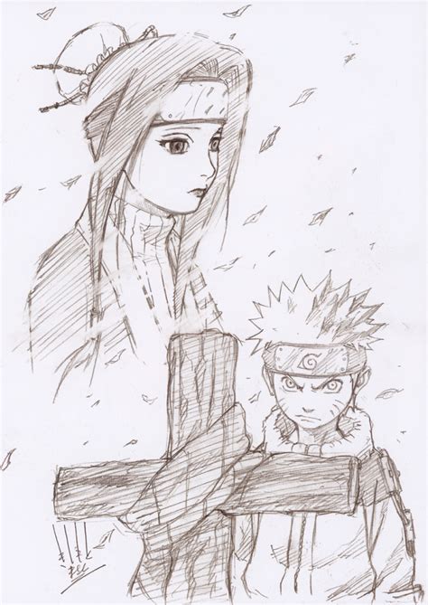 Naruto Pencil Sketch Illustration