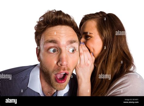 Friends Surprised Whispering Hi Res Stock Photography And Images Alamy