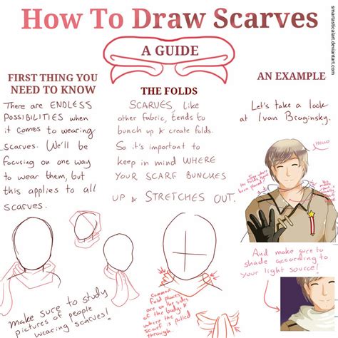How To Draw Scarves A Guidetutorial By Smartasticalart On Deviantart
