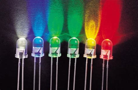 Types Of Led Light Emitting Diodes By Color Enlightening Blue Light